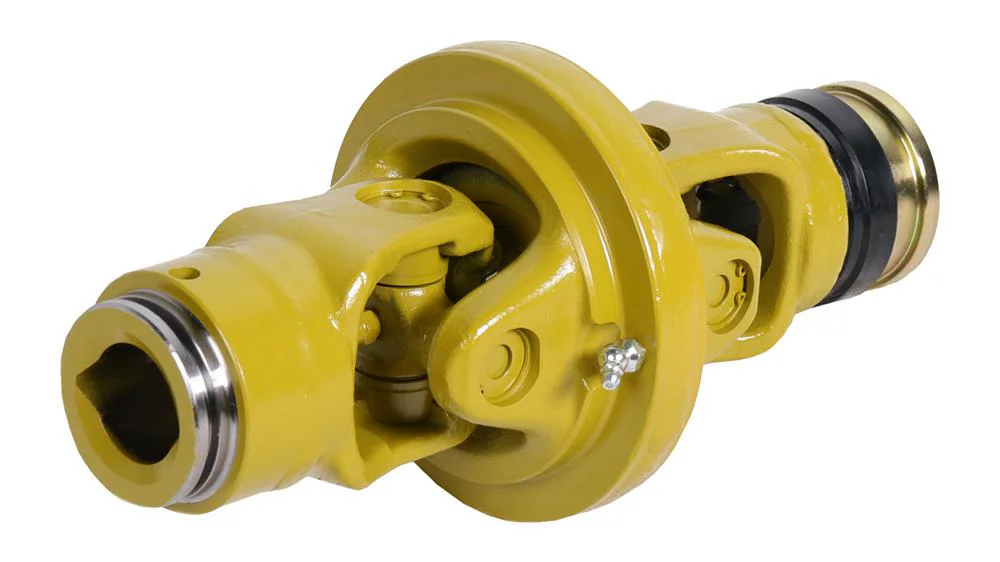 Przegub dwukrzyżakowy 27x94 / 32x76 H=105 L=355 D=165,6 frezów 34.9mm (1 3/8"), cytryna 39,7(49)mm, pod ślizg 60 (seria W2480)