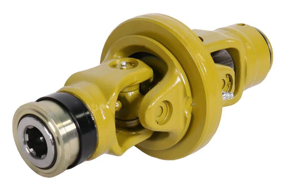 Przegub dwukrzyżakowy 27x94 / 32x76 H=105 L=355 D=165,6 frezów 34.9mm (1 3/8"), trójkąt 45mm, pod ślizg 60