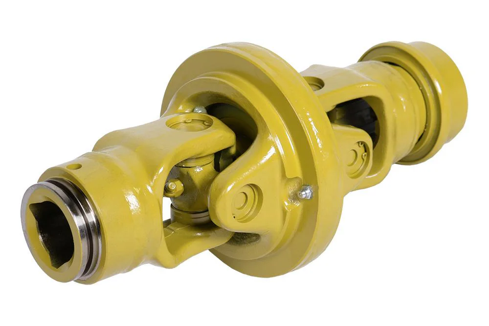 Przegub dwukrzyżakowy 27x94 / 32x76 H=105 L=370 D=165,6 frezów 44,4mm (1 3/4"), trójkąt 45mm, pod ślizg 60