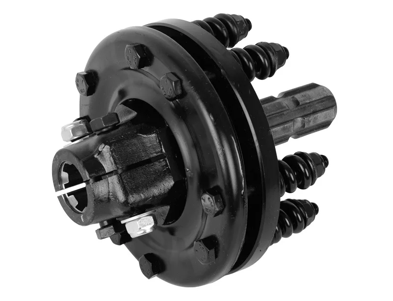 Adapter sprzęgła ciernego 900Nm D=180mm, 6/6 frezów 34.9mm (1 3/8") H-190mm, 1 tarcza cierna