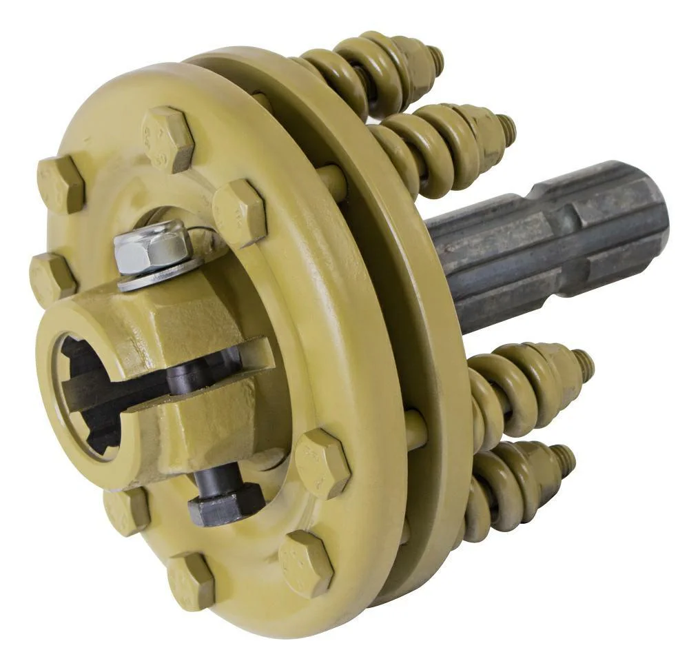 Adapter sprzęgła ciernego 1500Nm D=180mm, 6/6 frezów 34.9mm (1 3/8") H-205mm, 4 tarcze cierne