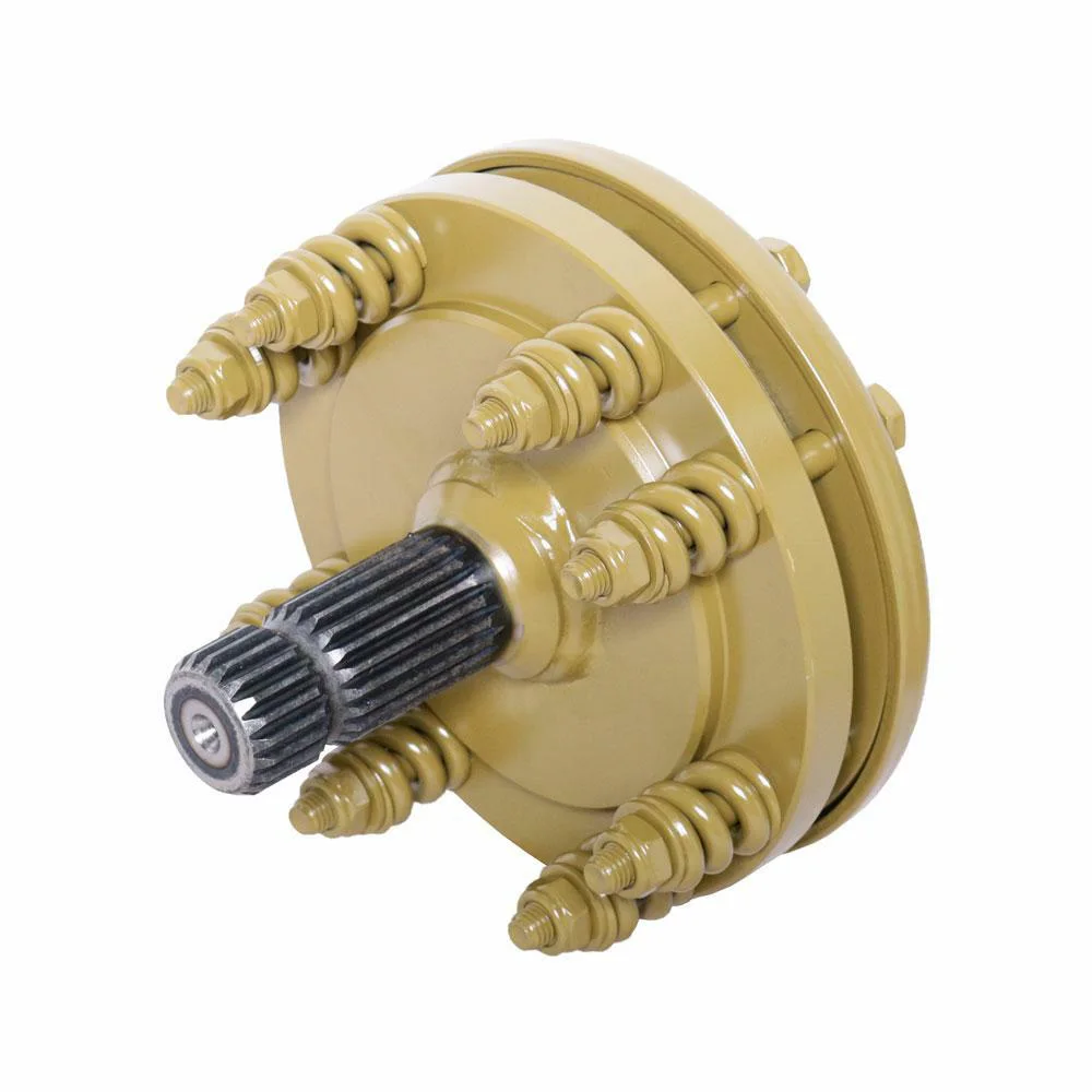 Adapter sprzęgła ciernego 1200Nm D=200mm, 21/21 frezów 34.9mm (1 3/8") H-195mm, 3 tarcze cierne