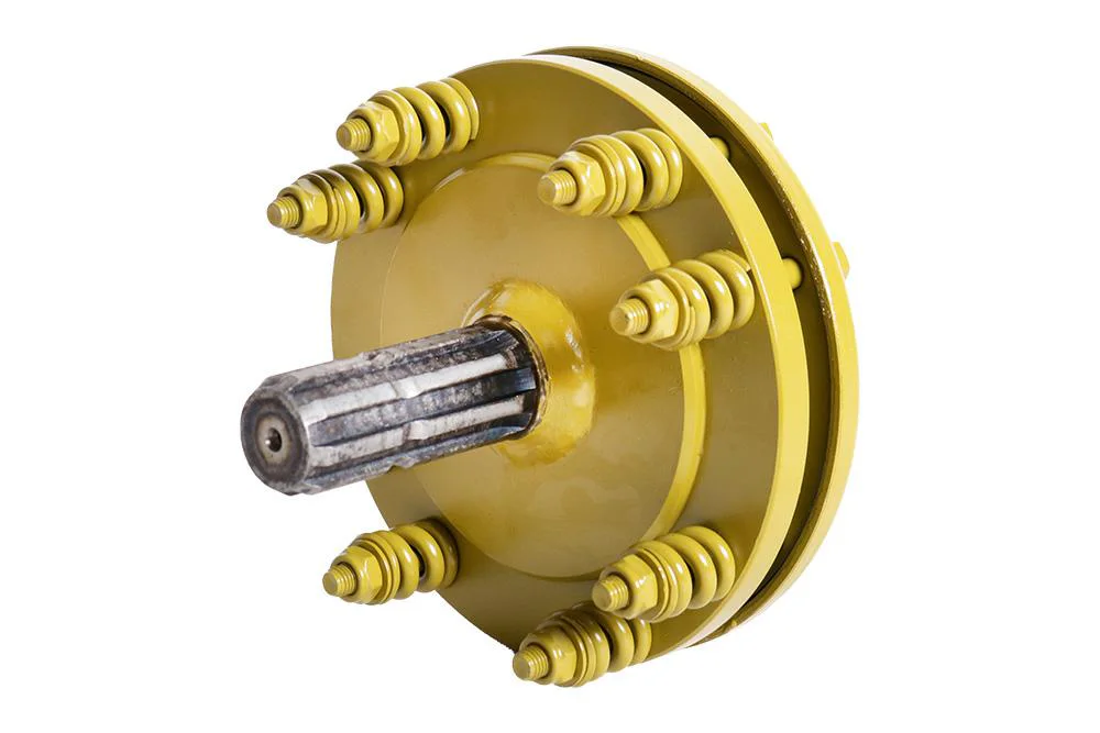 Adapter sprzęgła ciernego 1200Nm D=200mm, 8/8 frezów 38mm (1 1/2") H-200mm, 1 tarcza cierna