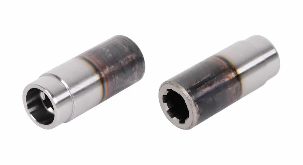 Tuleja frezowana z podtoczeniem 6 frezów 34.9mm (1 3/8"), śr.zewnętrzna 50mm, L=120mm, śr. podtoczenia 46mm, Lpodtoczenia=20mm