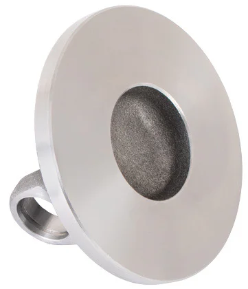 Złącze kołnierzowe 23.8 X 61.3 112mm, bez otworów, bez zamka, h-42mm, otwór w podstawie 45mm