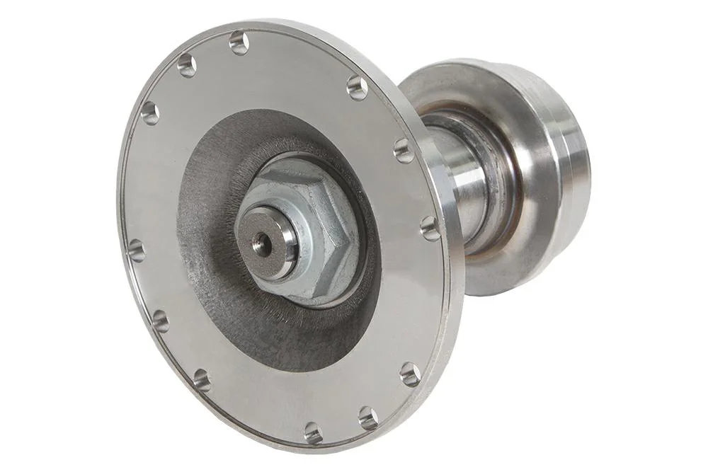 Złącze pośrednie 60mm, 203mm DIN 197mm, rura 120 x 6mm, szer. łoż. 27mm, otw. 12x11mm, h-158mm (MSA60203120)