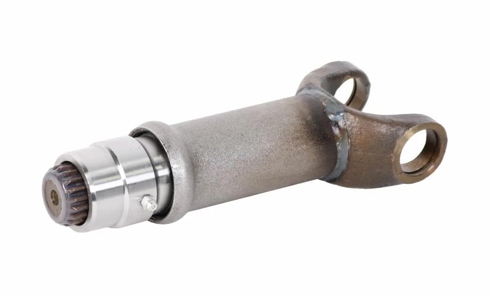 Złącze przesuwne 30 X 81.8 rura 50.8 x 2.4mm, L=185mm, brązowy teflon na frezie