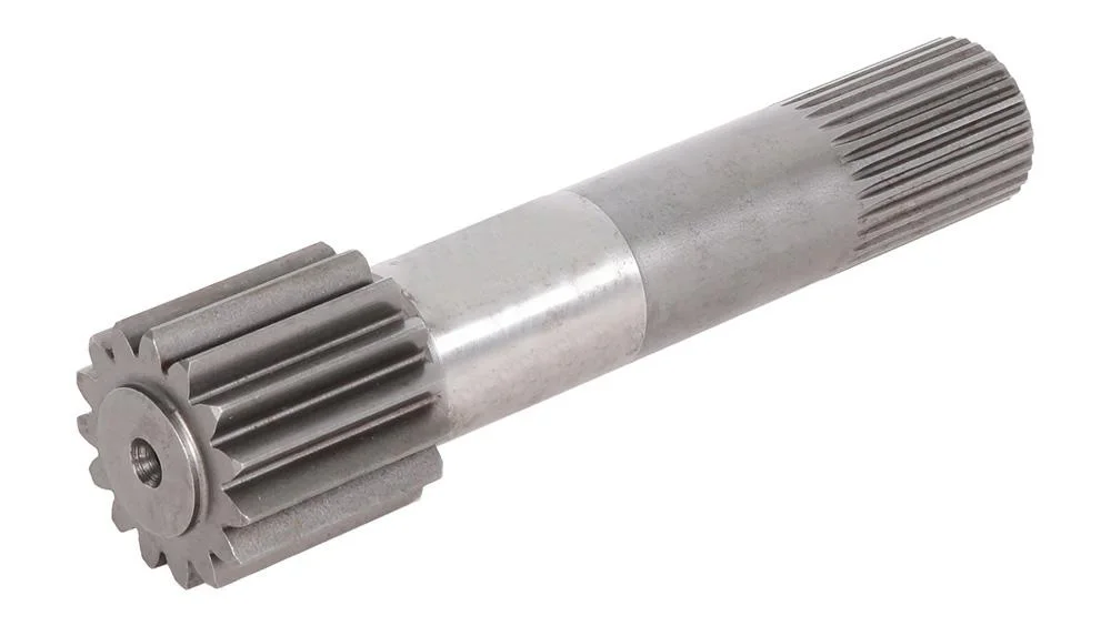 Półoś przednia krótka L=220mm, 15 frezów śr.54.2mm / 29 frezów śr. 37.7mm, podtoczenie 37.9mm Caterpillar