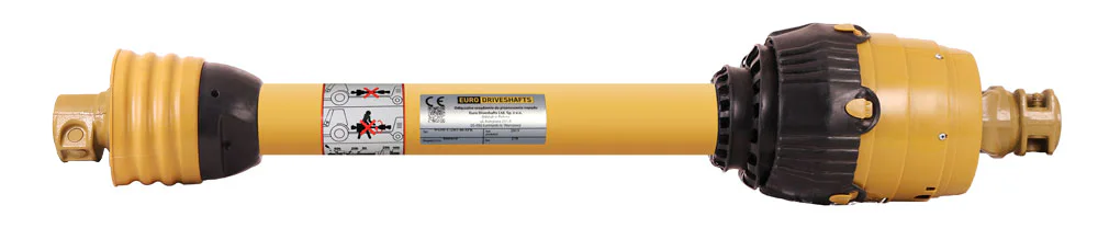 Wał PTO gwiazdowy — 36 × 124 / 42 × 104 mm, L=1600 mm, szerokokątny